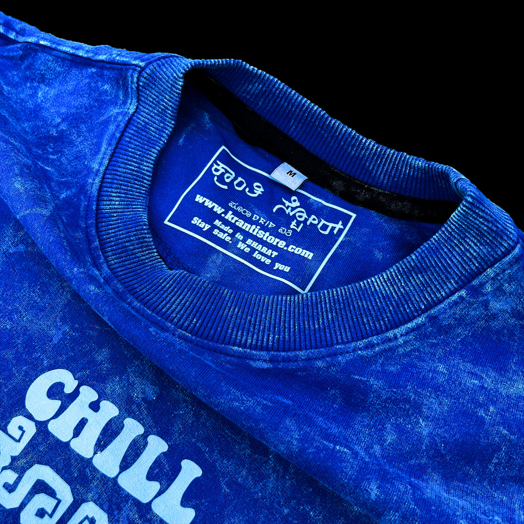 Chill Dosta Acid Washed Oversized T-Shirt