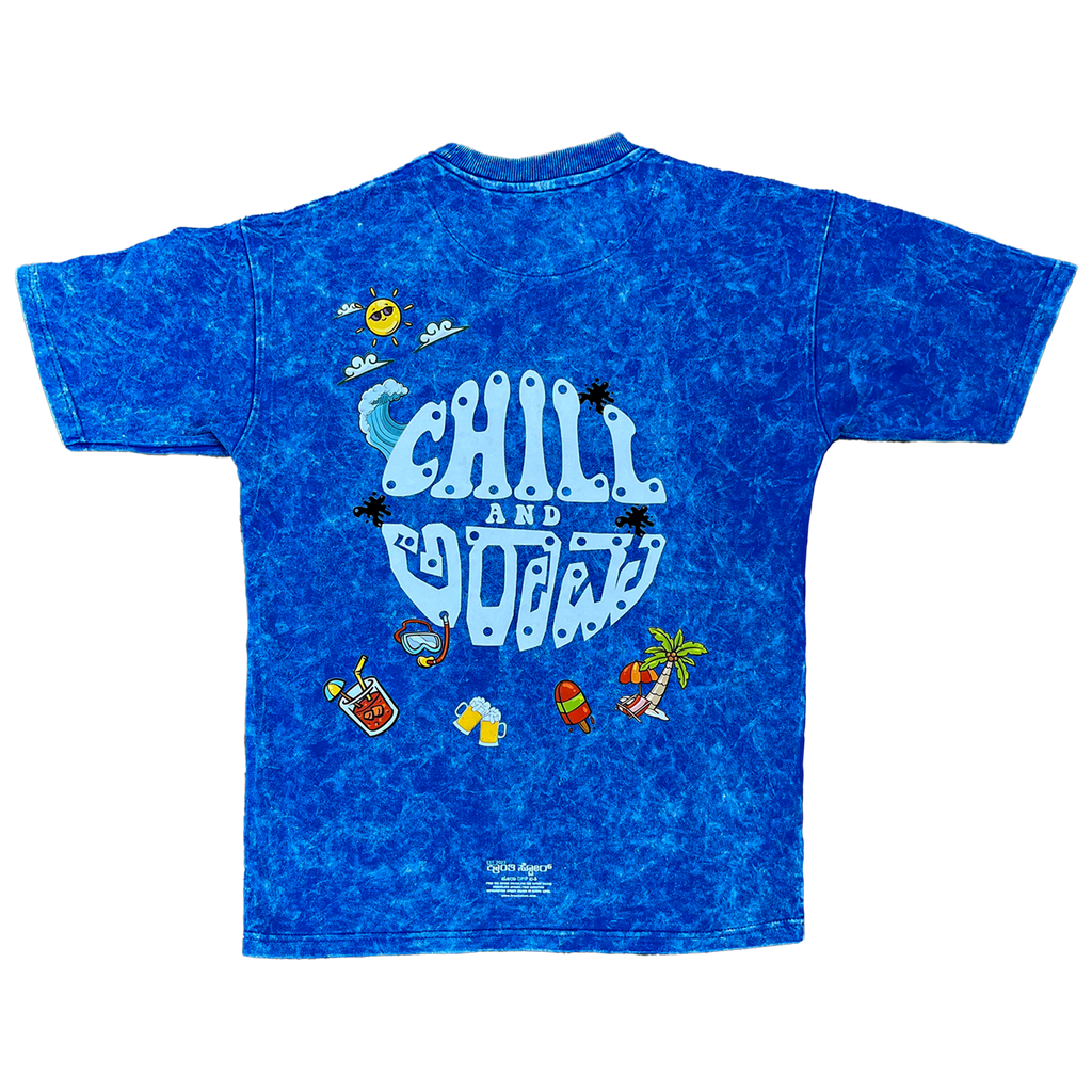 Chill Dosta Acid Washed Oversized T-Shirt