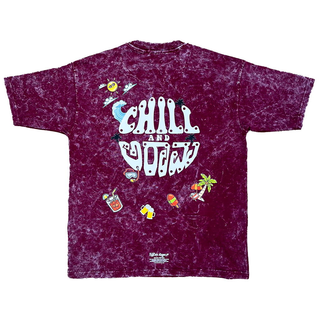 Chill Dosta Acid Washed Oversized T-Shirt