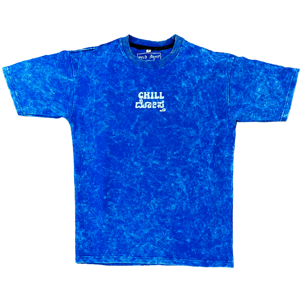 Chill Dosta Acid Washed Oversized T-Shirt