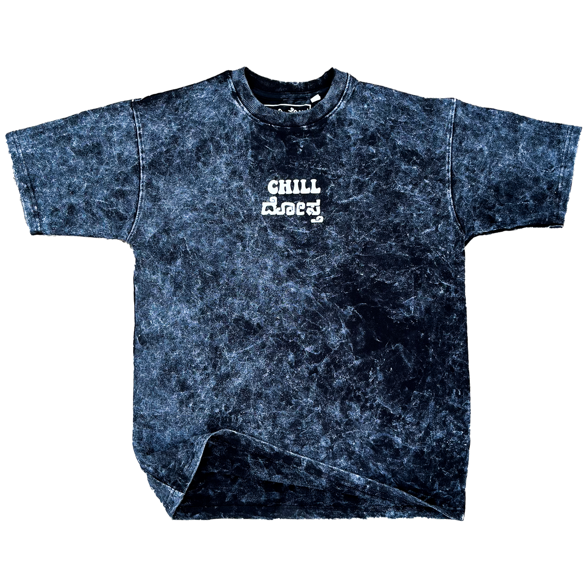 Chill Dosta Acid Washed Oversized T-Shirt