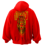 Noukadhipati Oversized Fit Hoodie Puff printed